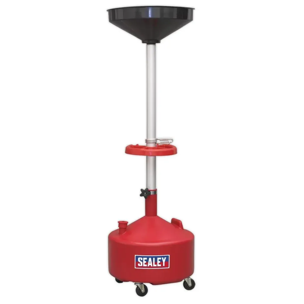 Sealey AK36D 36L Mobile Oil Drainer Manuel Discharge