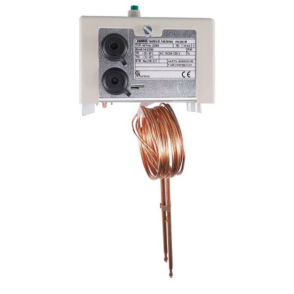 Thermostat air chaud JUMO 20 à 80°C 70 à 90°C 100°C longueur d'installation 1250 mm 60002162 commander à bas prix