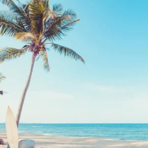 Toile de fond de photos de vacances mer été plage J05528