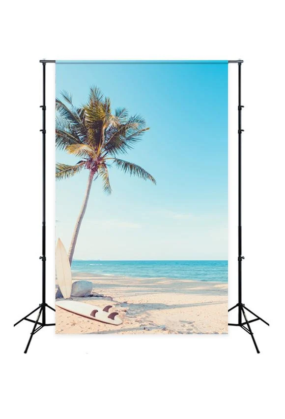 Toile de fond de photos de vacances mer été plage J05528