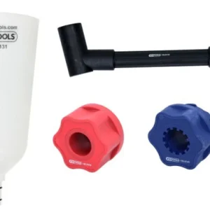 KS Tools jeu d'entonnoirs de remplissage d'huile avec bras angulaire rotatif pour VAG 4 pièces 150.9155...