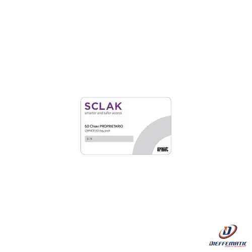 Urmet Licenza 50 Chiavi Proprietario, Sclak 1086/250 Sicurezza Originale Nuovo