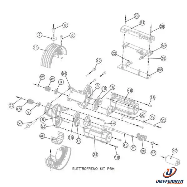Vite M8x25 Per Titan 240/76 Bm V3.0 Acm 40910005 Automazione Automatismi Nuovo