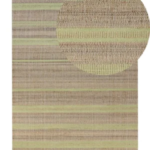Vloerkleed jute beige/lichtgroen 160 x 230 cm TALPUR