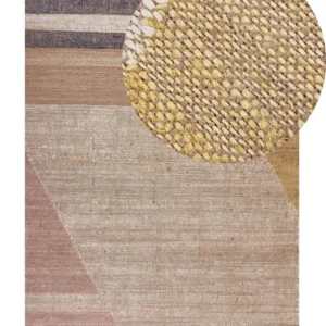 Vloerkleed jute bruin 160 x 230 cm SAMLAR