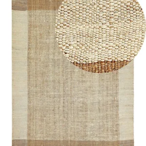 Vloerkleed jute chamois 160 x 230 cm DEDEMLI