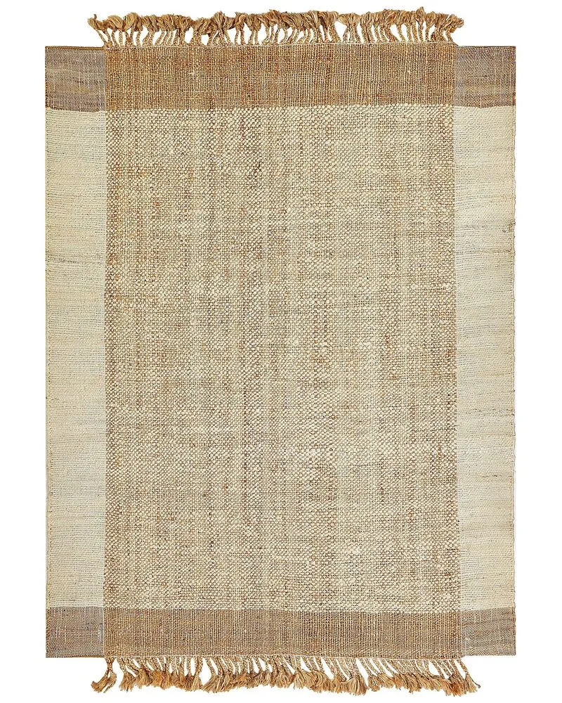 Vloerkleed jute chamois 160 x 230 cm DEDEMLI