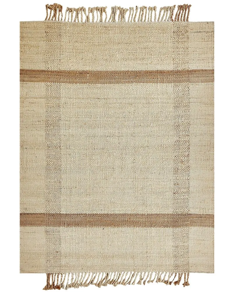 Vloerkleed jute chamois 160 x 230 cm YELMEZ