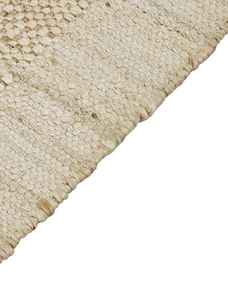 Vloerkleed jute chamois 160 x 230 cm YELMEZ