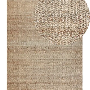 Vloerkleed jute crème 160 x 230 cm ABANA