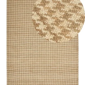 Vloerkleed jute crème 160 x 230 cm ARAPTEPE