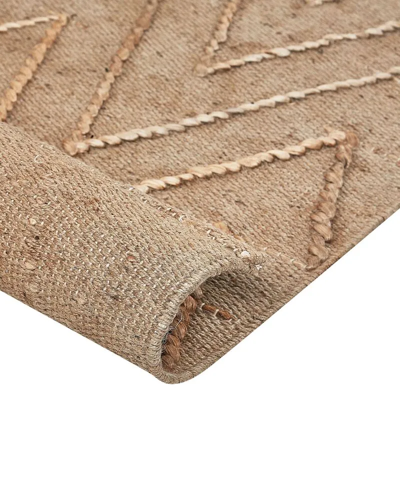 Vloerkleed jute crème 160 x 230 cm DADAY