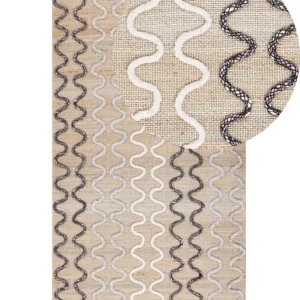 Vloerkleed jute écru 80 x 150 cm SOGUT