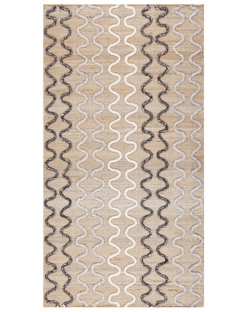 Vloerkleed jute écru 80 x 150 cm SOGUT
