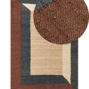 Vloerkleed jute meerkleurig 160 x 230 cm ORTAKOY