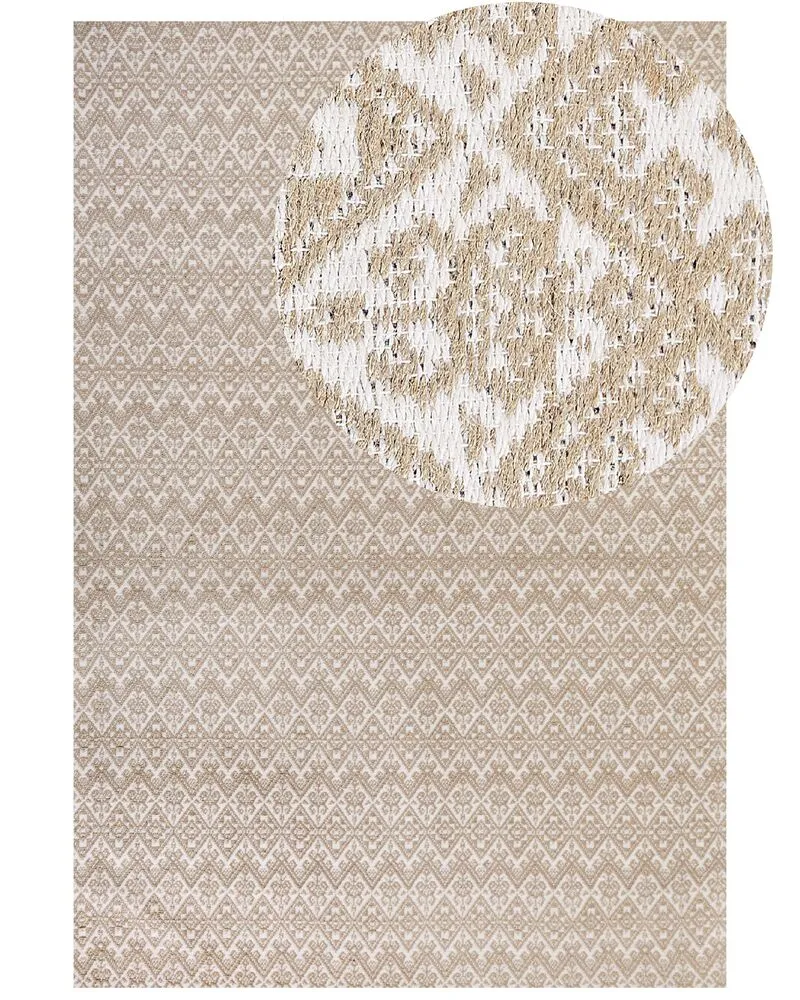 Vloerkleed jute sable 200 x 300 cm ATIMA