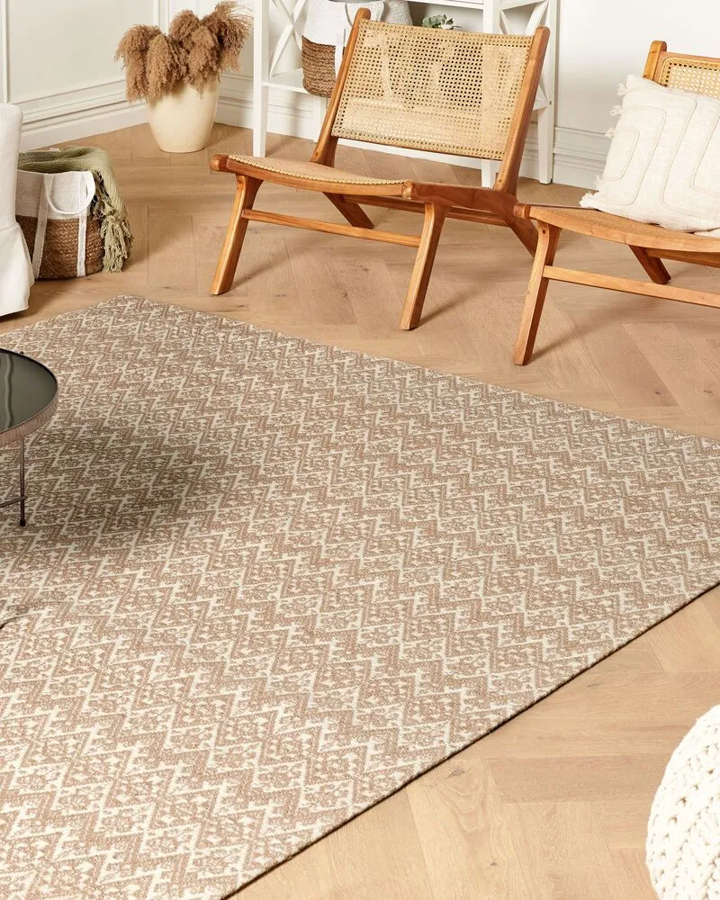 Vloerkleed jute sable 200 x 300 cm ATIMA