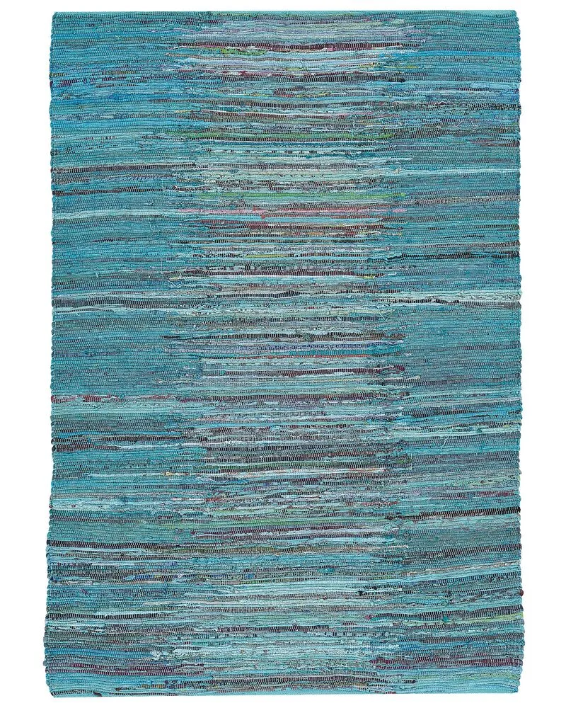 Vloerkleed katoen blauw 160 x 230 cm MERSIN