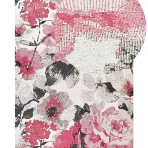 Vloerkleed katoen roze 200 x 300 cm EJAZ