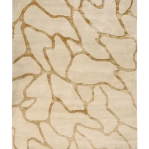 Vloerkleed viscose écru 160 x 230 cm MAKOLA