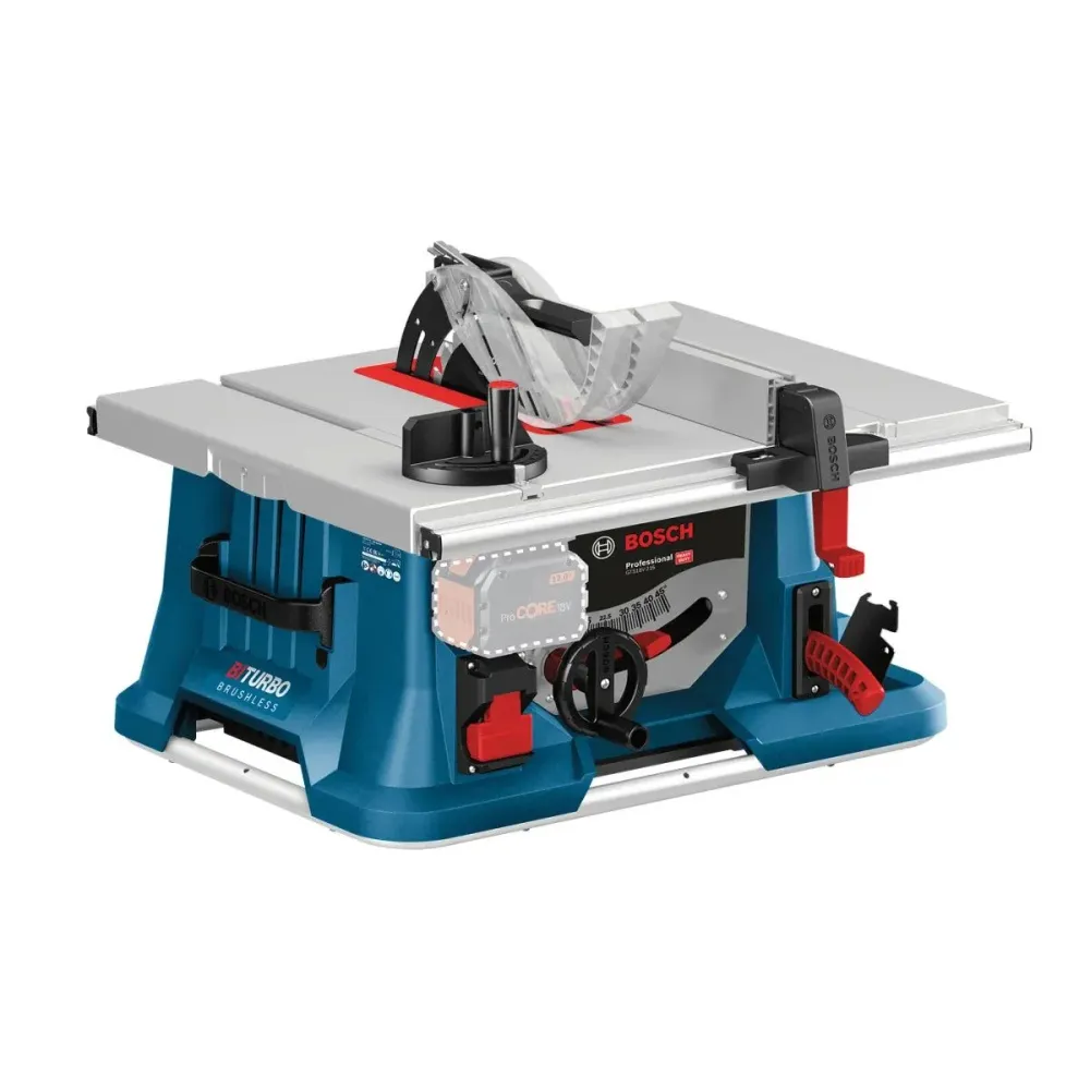 Bosch GTS 18V-216 Aguerri BITURBO Table Saw Body Only Portable & High Performance 0601B44000
