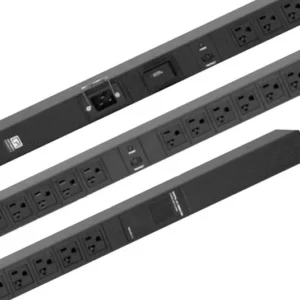 Metered Vertical Mount Power Strips 66.0"H x 1.7"W CPI 12848-756