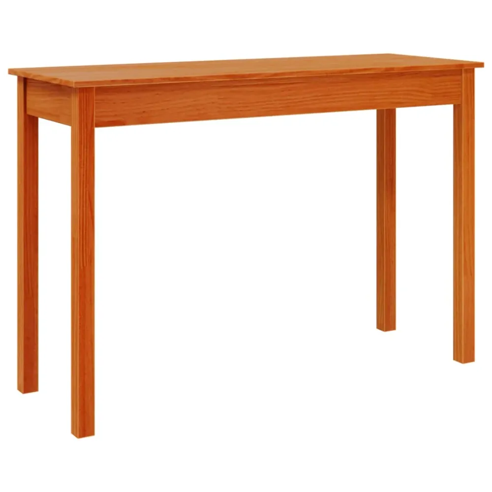 Table console d'entrée fonctionnel et stylé 110 x 40 x 75 cm bois massif de pin DEC032047