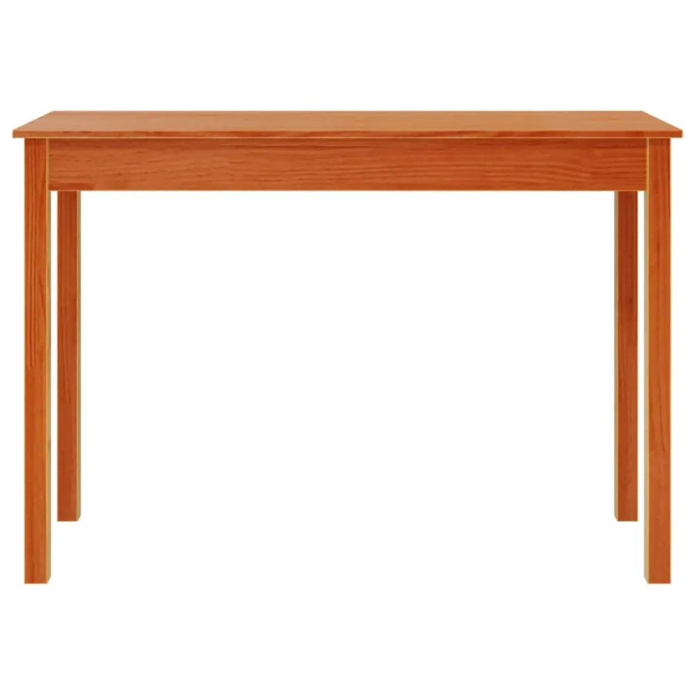 Table console d'entrée fonctionnel et stylé 110 x 40 x 75 cm bois massif de pin DEC032047