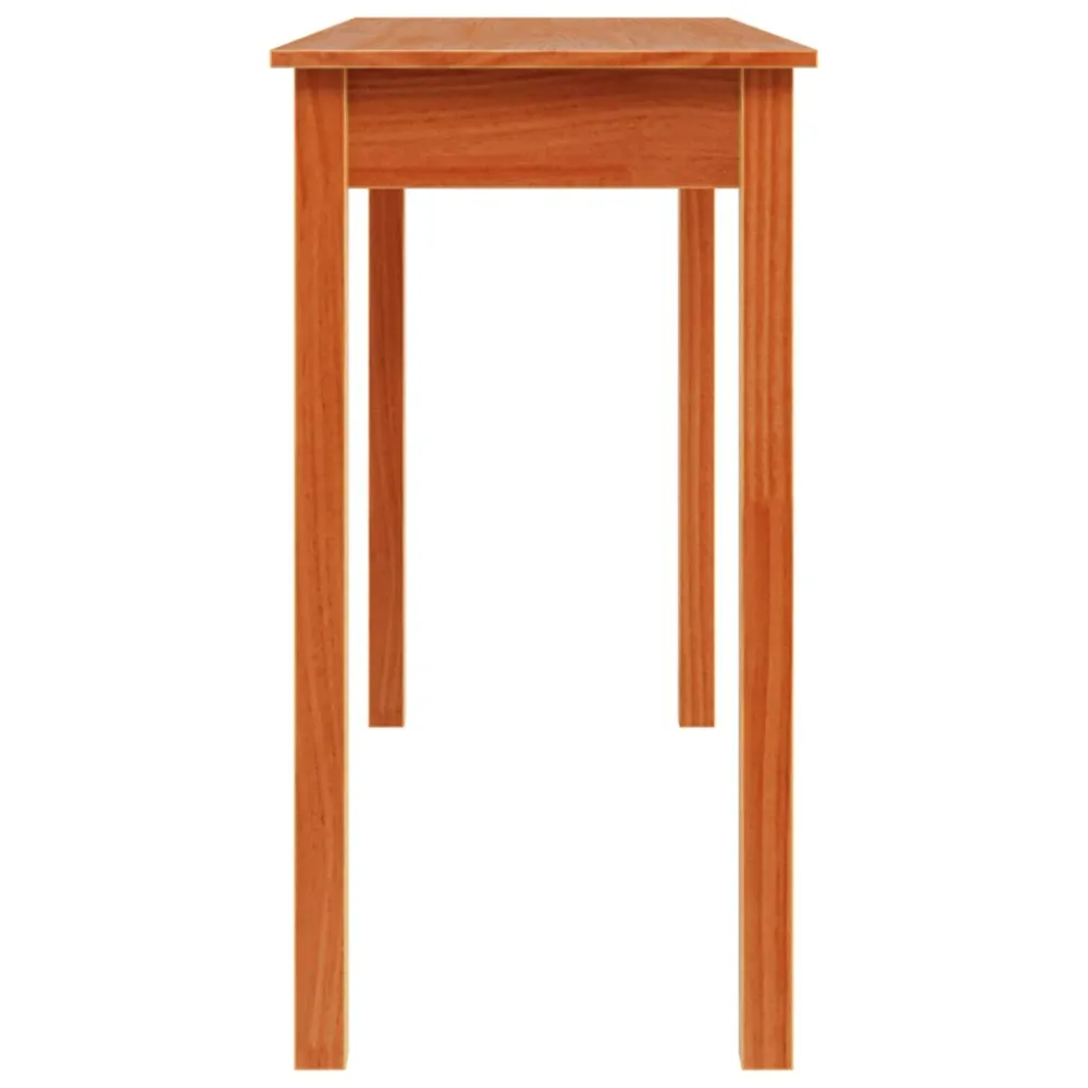 Table console d'entrée fonctionnel et stylé 110 x 40 x 75 cm bois massif de pin DEC032047