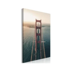 Tableau Golden Gate Bridge (1 Part) Vertical : Taille - 60 x 90 cm