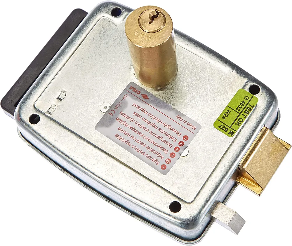 Serrure électrique à étaler sur cylindre d'ouverture intérieure avec toit de protection CISA ART. 11721