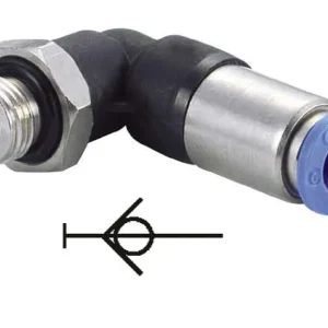 temporisateur B-SWEd-4-1/8-KU raccord à vis coudé autobloquant cylindrique Ø filetage : 1/8" UE : 10 pièces 03170...