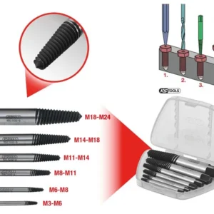 Jeu d'extracteurs de vis KS Tools 6 pièces 150.1330 se procurer à bas prix