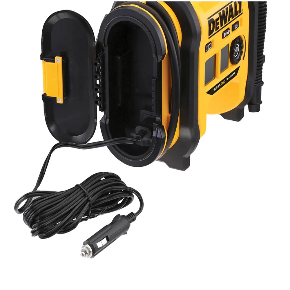 Dewalt DCC018N-XJ 18V XR Gain de place Tyre Inflator Body Only avec revêtement silicone