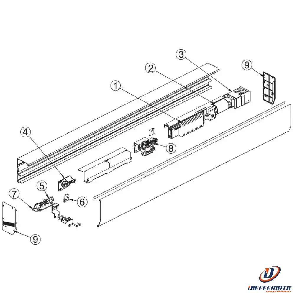 Kit 20 Pezzi Tappo Battuta Rex S Ditec Entrematic 650424 Ricambio Originale