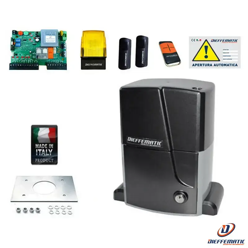 Outils de secours Kit Automazione Automatismi Cancelli K20 Scorrevoli Scorrevole 2000 Kg 230v