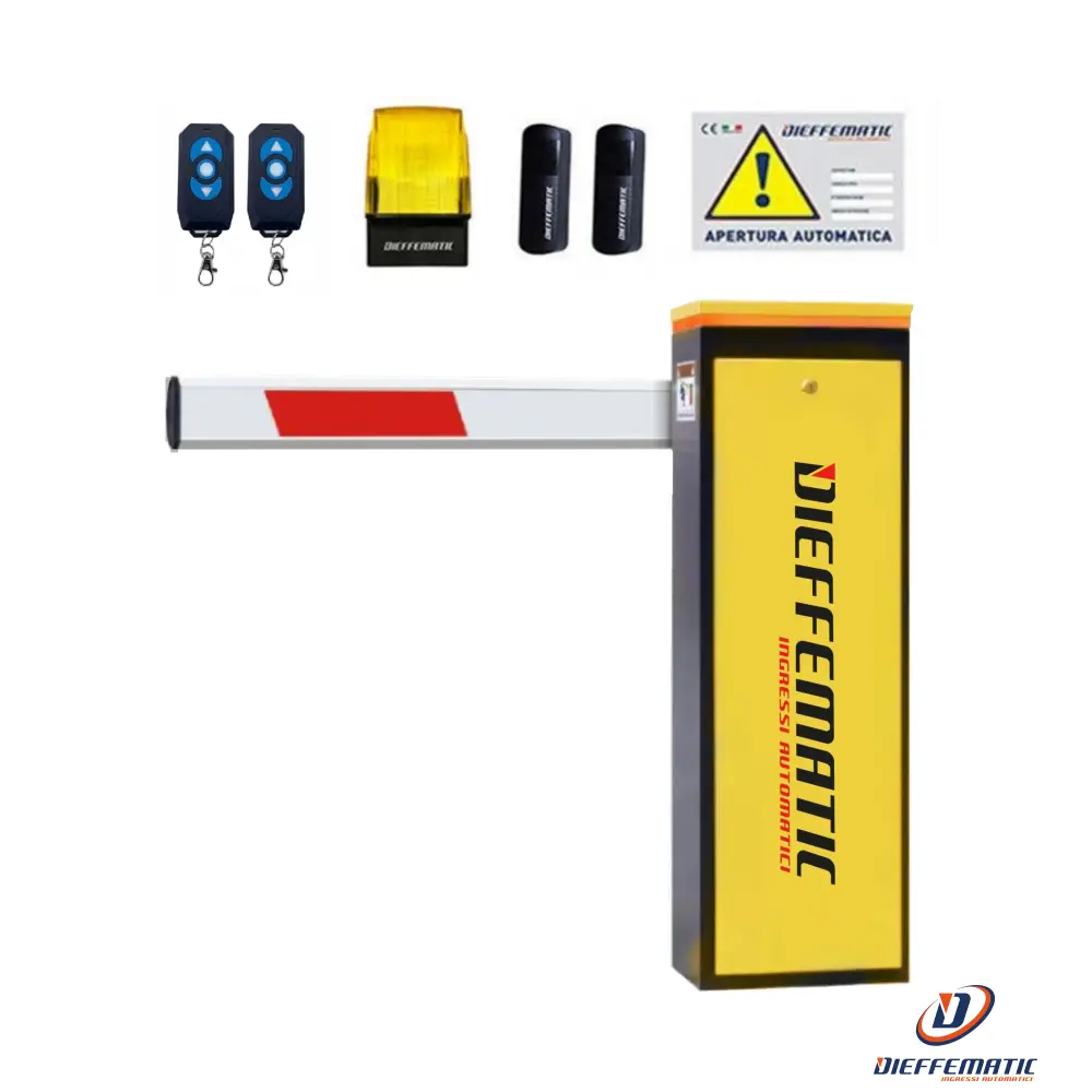 Kit Barriera Automatica Stradale Sunny Chiusura Ingressi E Parcheggi 24V 3 Mt à Séchage Rapide