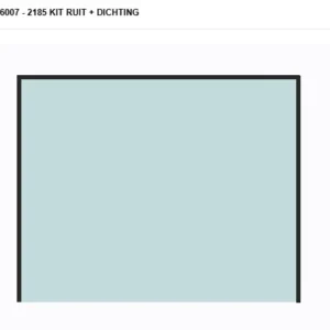 Protection UV STUV - 14006007 21/85 Kit ruit + dichting - Kit vitre + joint
