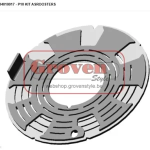 STUV - 14010017 P10 Kit asroosters - kit grilles decendrage pour Plastiques Noirs