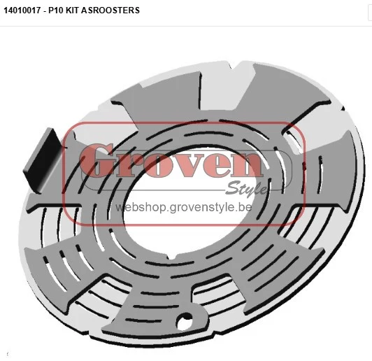 STUV - 14010017 P10 Kit asroosters - kit grilles decendrage pour Carrosserie Brillante