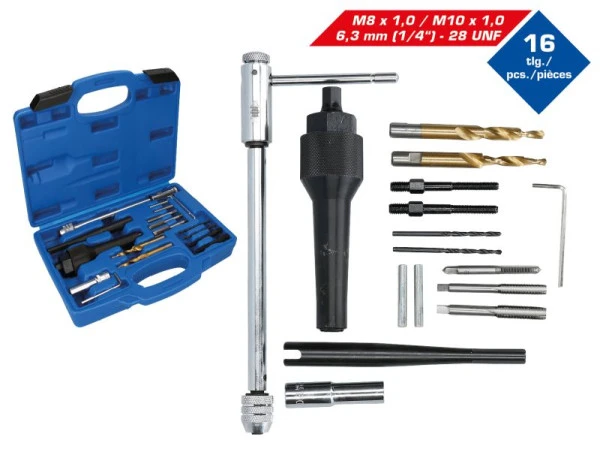 Brilliant Tools BT561030 Kit de retrait de bougie de préchauffage et de réparation de filetage 16 pièces magasiner à bas prix