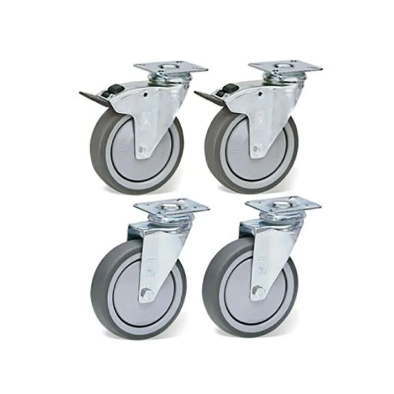 Filière de restauration Furnotel - Kit roues pour table à poissons 2 portes - KRTPO2