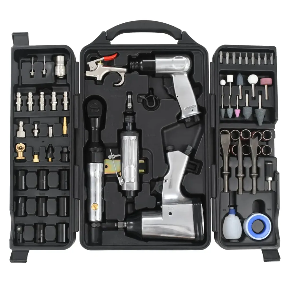 Kit d'outils pneumatiques 70 pièces atelier garage auto 02_0004067 avec mesure précise