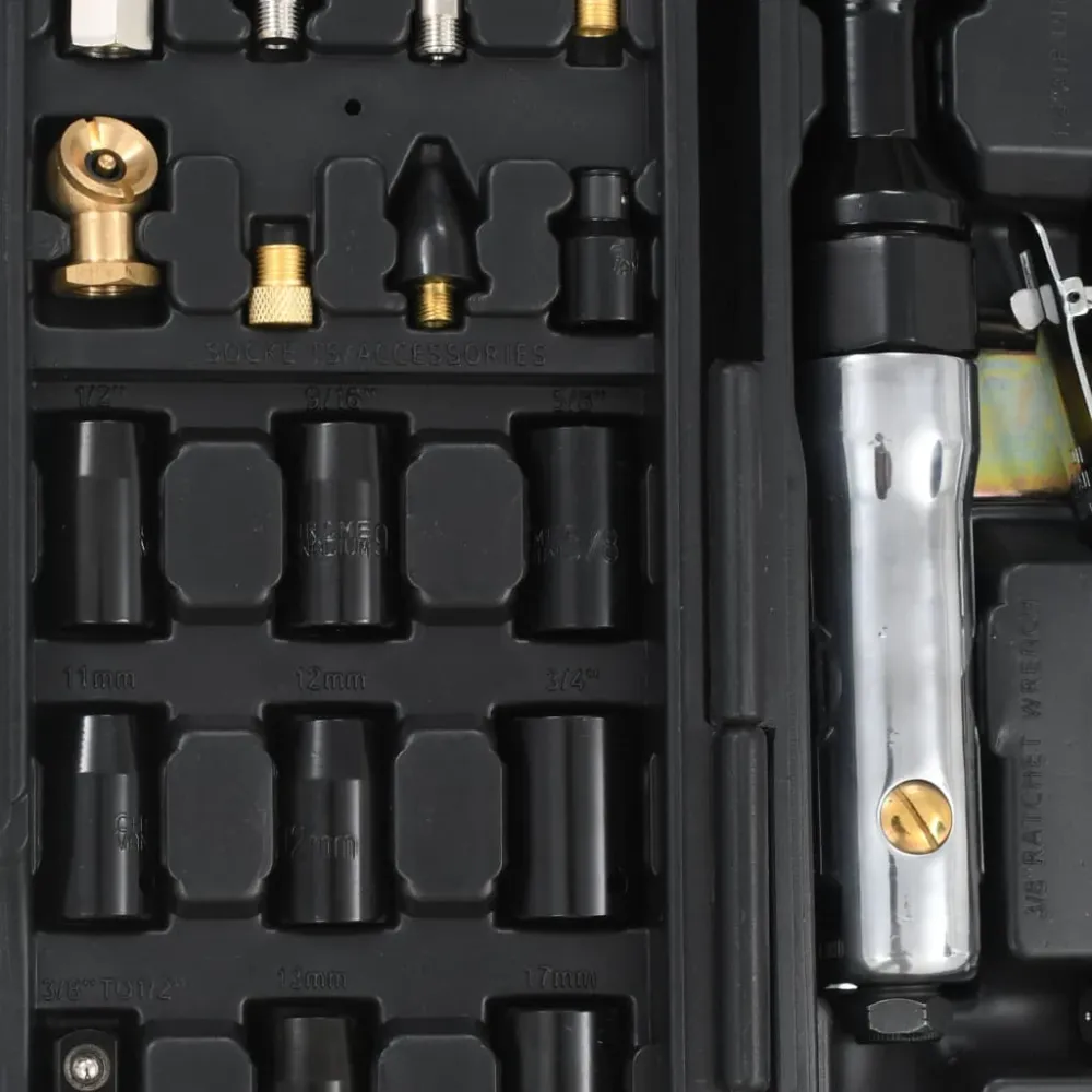 Kit d'outils pneumatiques 70 pièces atelier garage auto 02_0004067 avec mesure précise