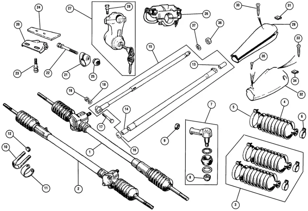 Marteau brise-vitre GAITER KIT, STEERING RACK, PORTATIF