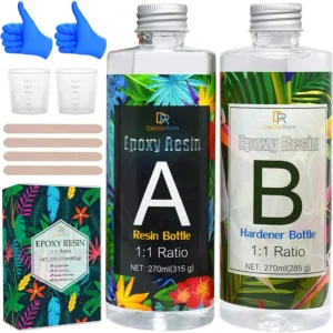 Crystal Clair Epoxy Resin Kit - 540ml / 600g Casting and Coating