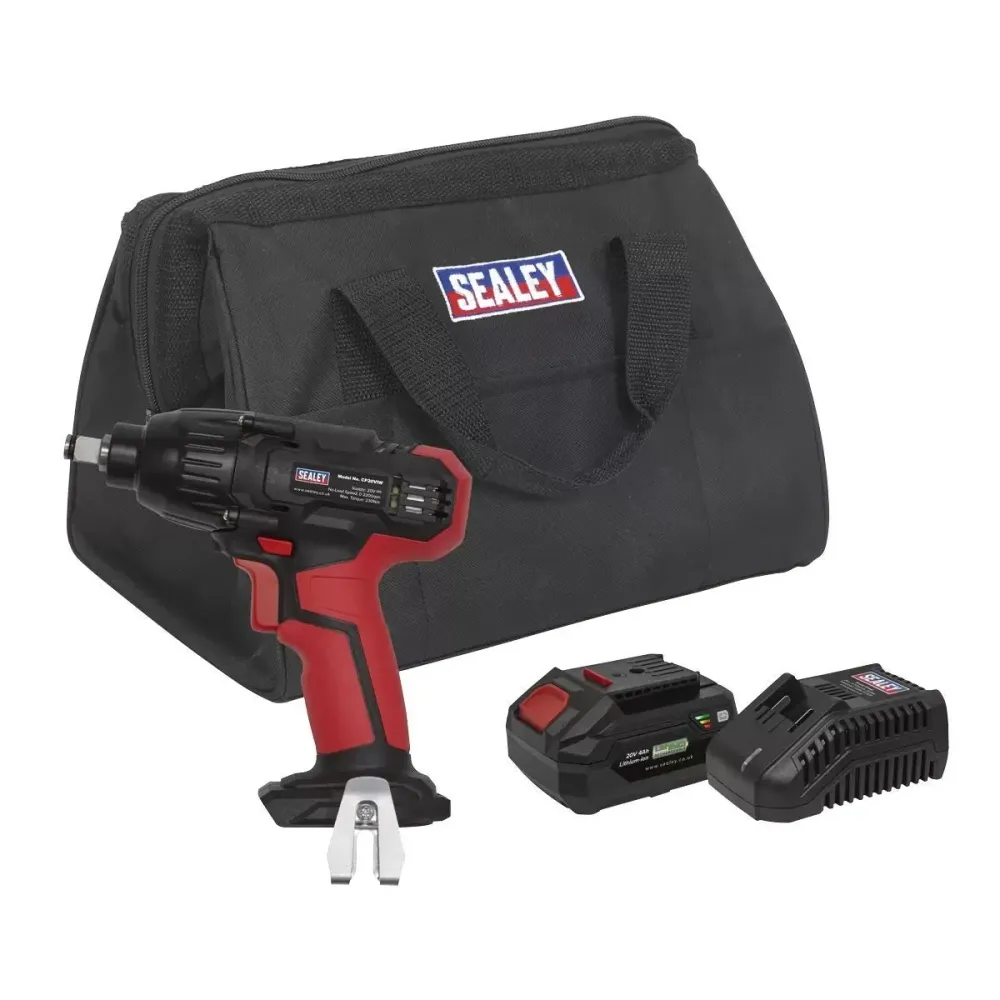Dégraissant freins Sealey CP20VIWKIT1 20V 1/2"Sq Drive Impact Wrench Kit