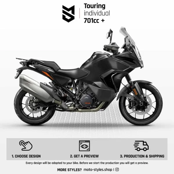 Huile moteur 4 temps Kit déco individuel - Touring 701ccm+