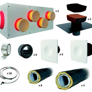 kit d'accessoire de VMC duo flux Autogyre Twin'air90