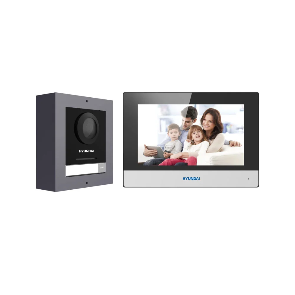Kit de portier vidéo IP, platine de rue modulaire pour villa, platine de rue intérieure - 1 Litre